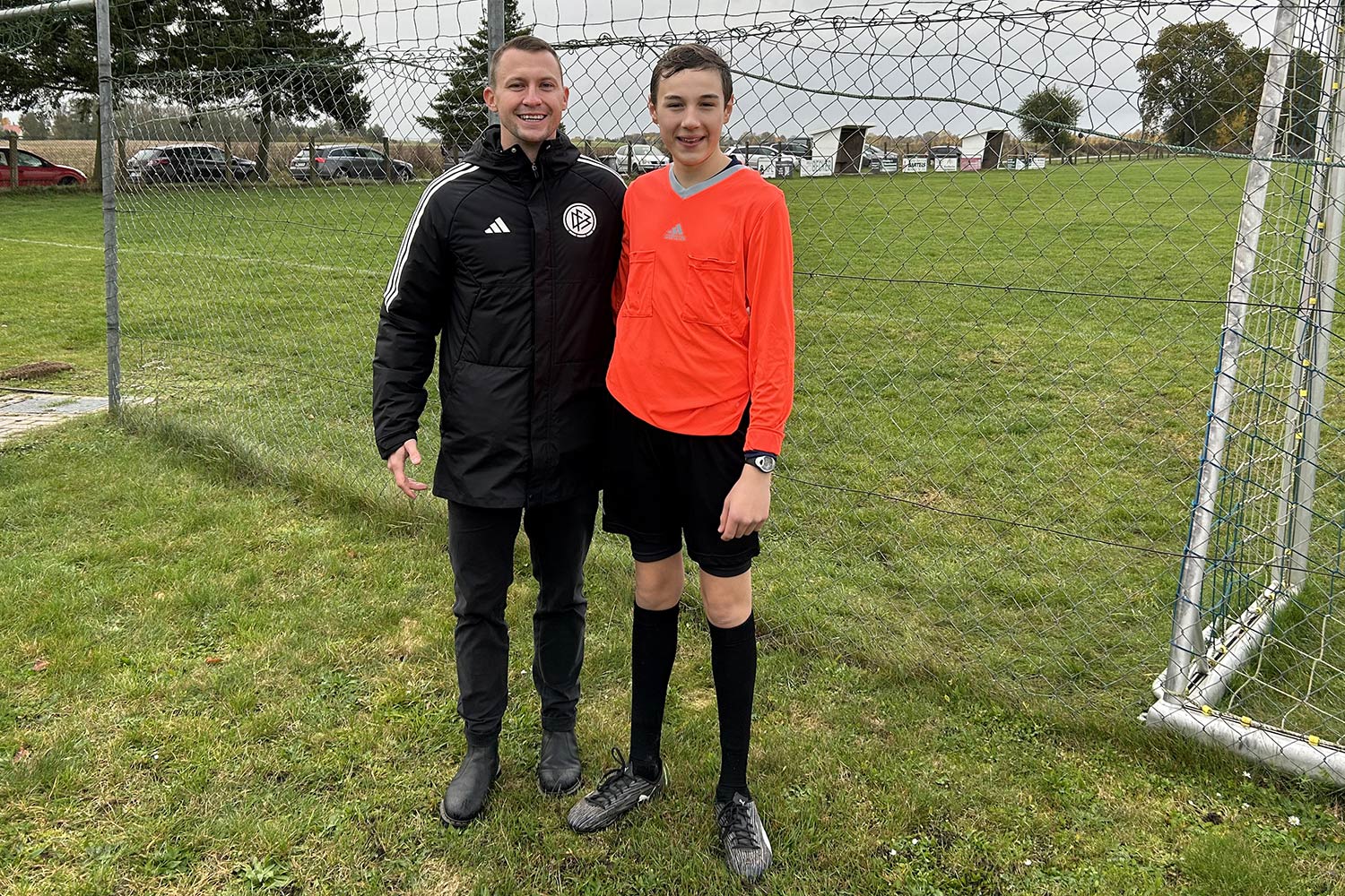 Florian Lechner und Ansgar Eggert nach dem Spiel.